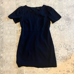 ANN TAYLOR | Navy Blue Sheath Dress Size 8P